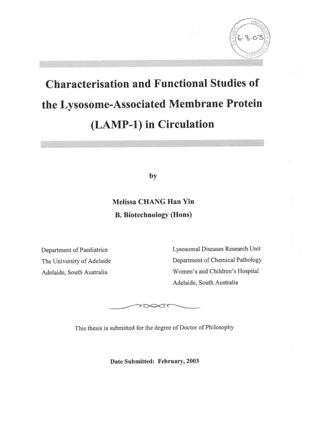 The Lysosome-Associated Membrane Protein (LAMP-L) in Circulation