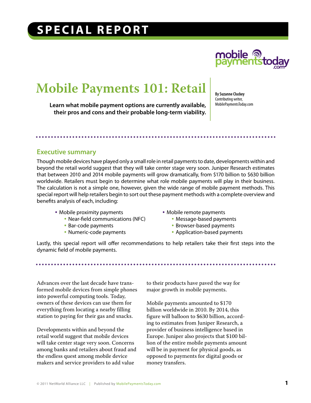 Mobile Payments 101: Retail