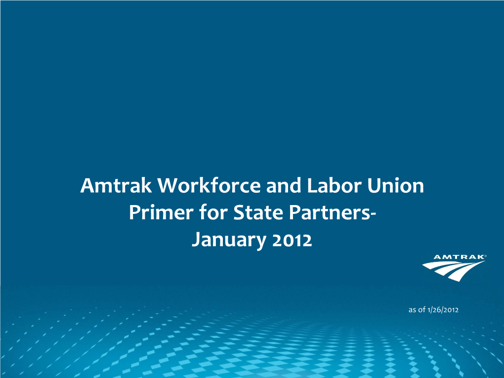 Labor Relations Overview