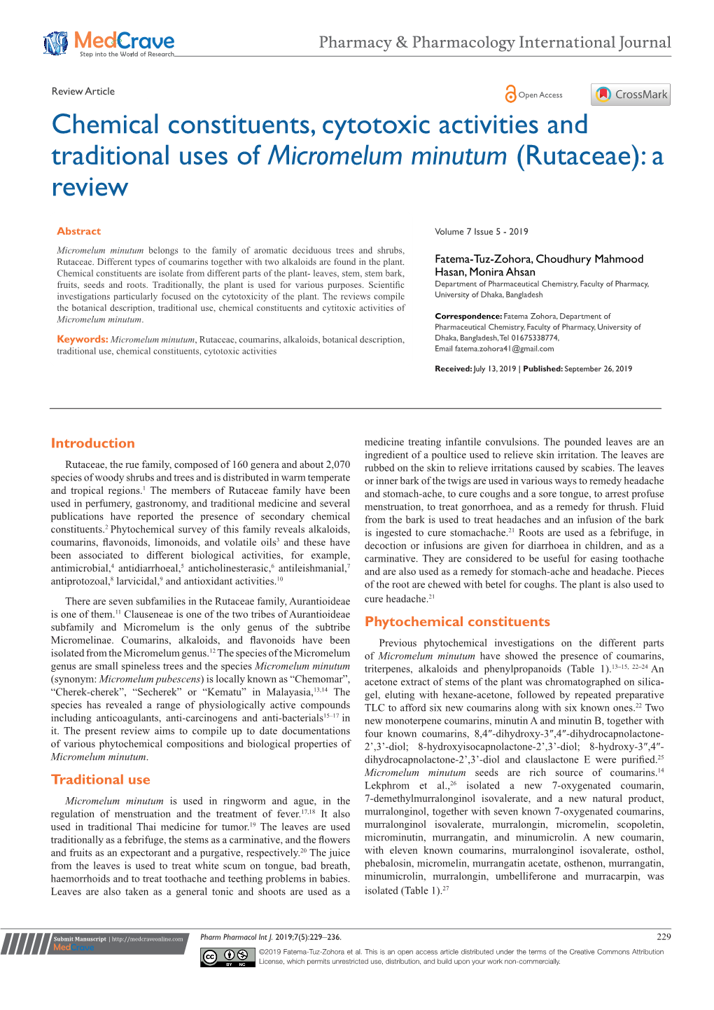 Rutaceae): a Review