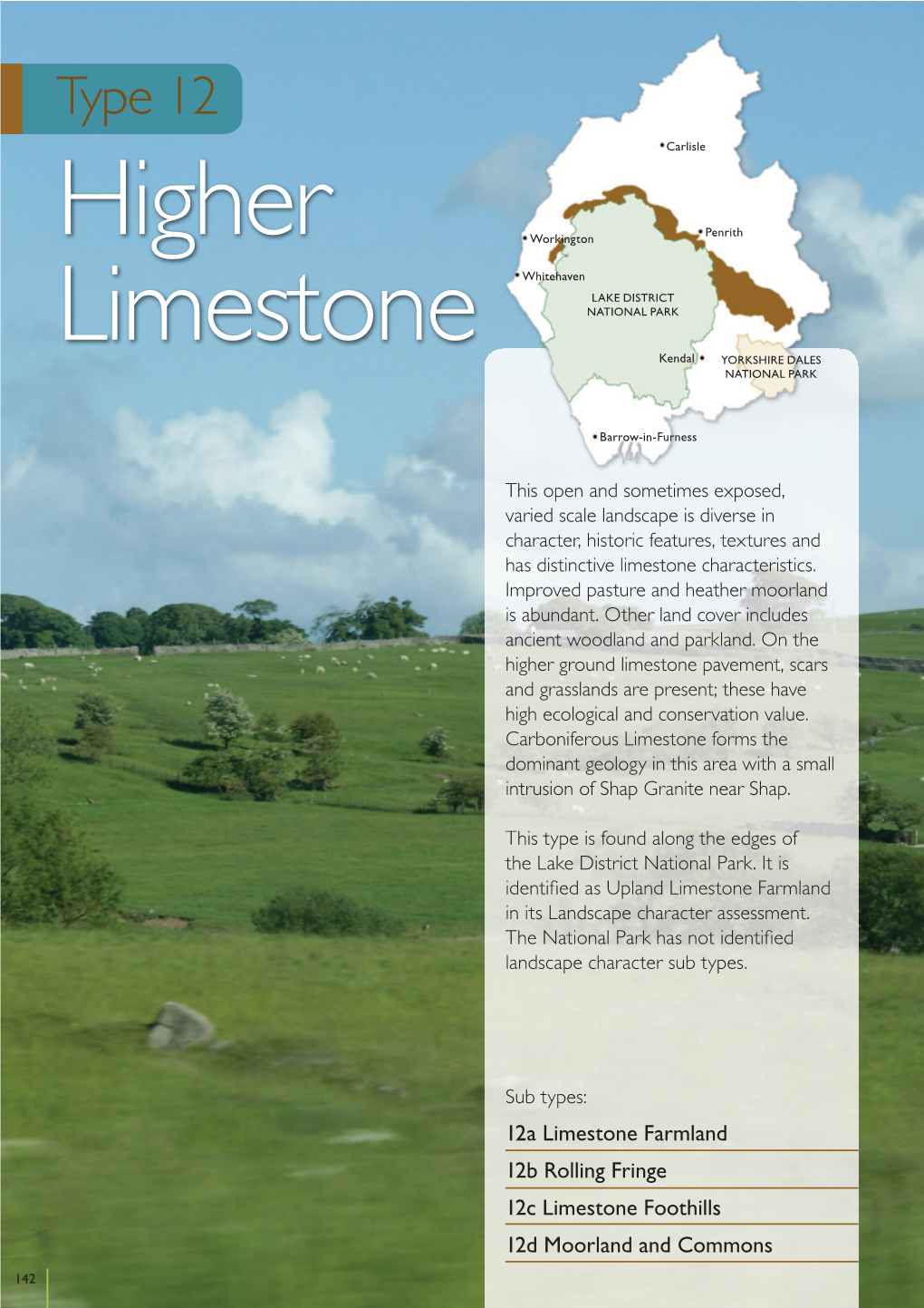 Landscape Character Type 12 Higher Limestone