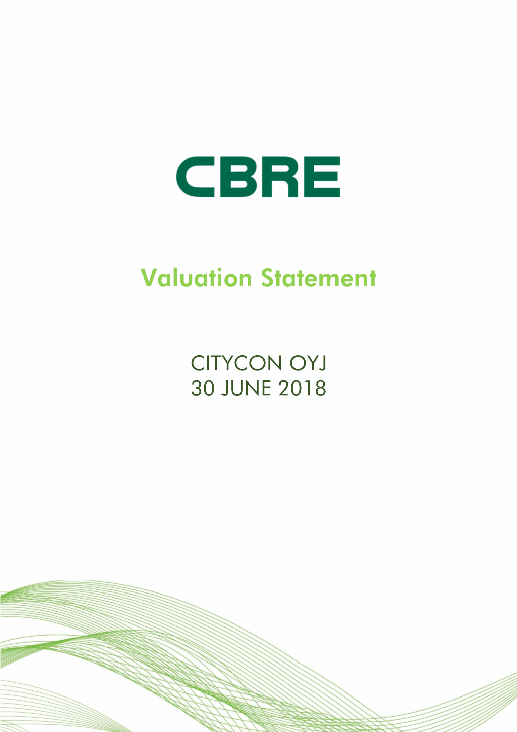 Valuation Statement