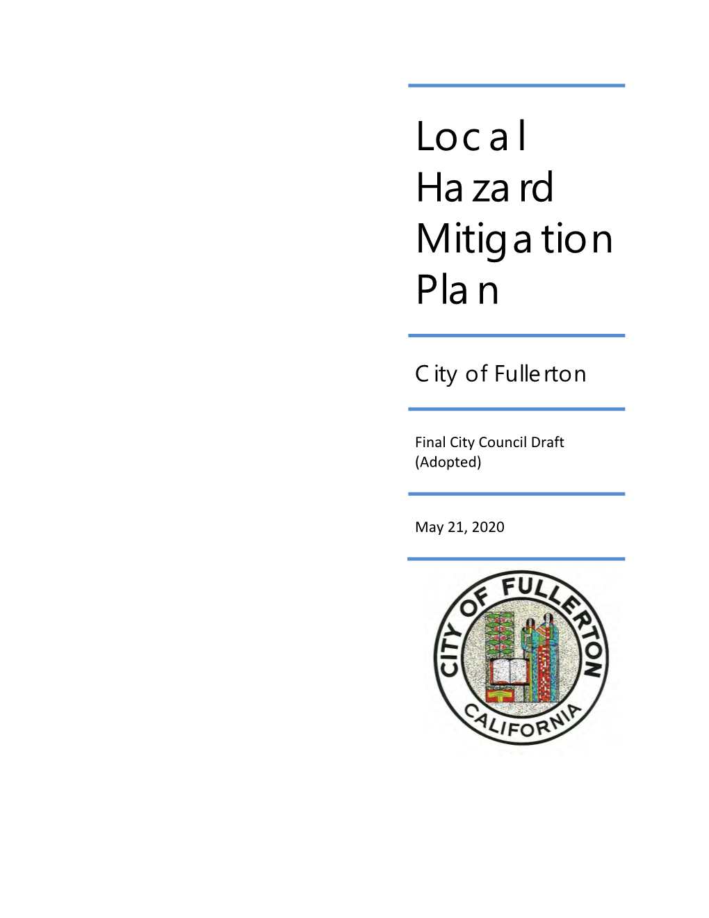 Local Hazard Mitigation Plan