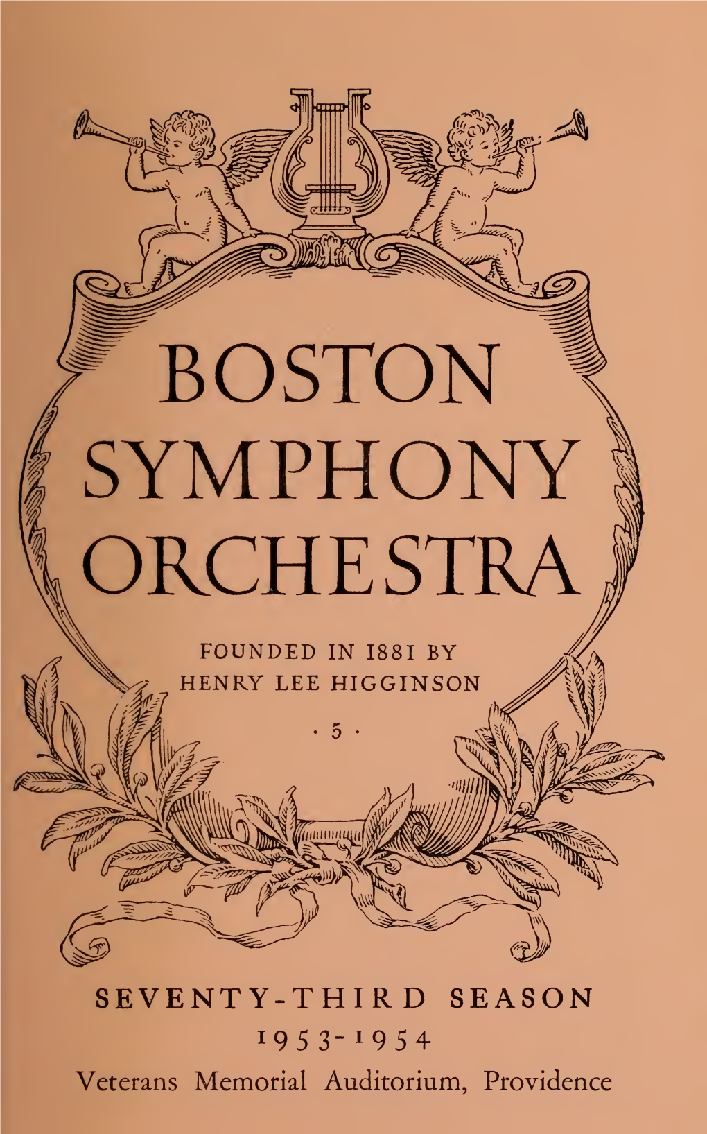 Boston Symphony Orchestra Concert Programs, Season 73, 1953-1954