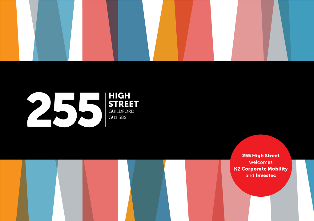 255 High Street Welcomes K2 Corporate Mobility and Investec