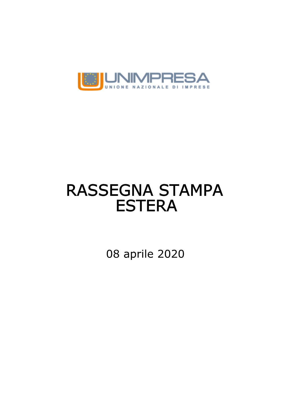 Rassegna Stampa Estera