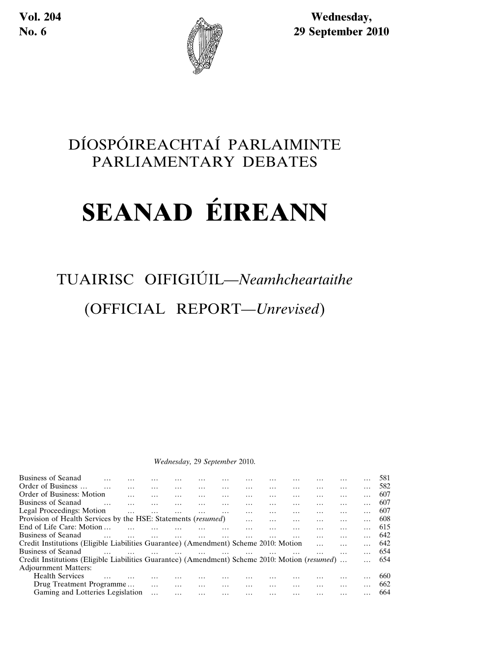 Seanad Éireann