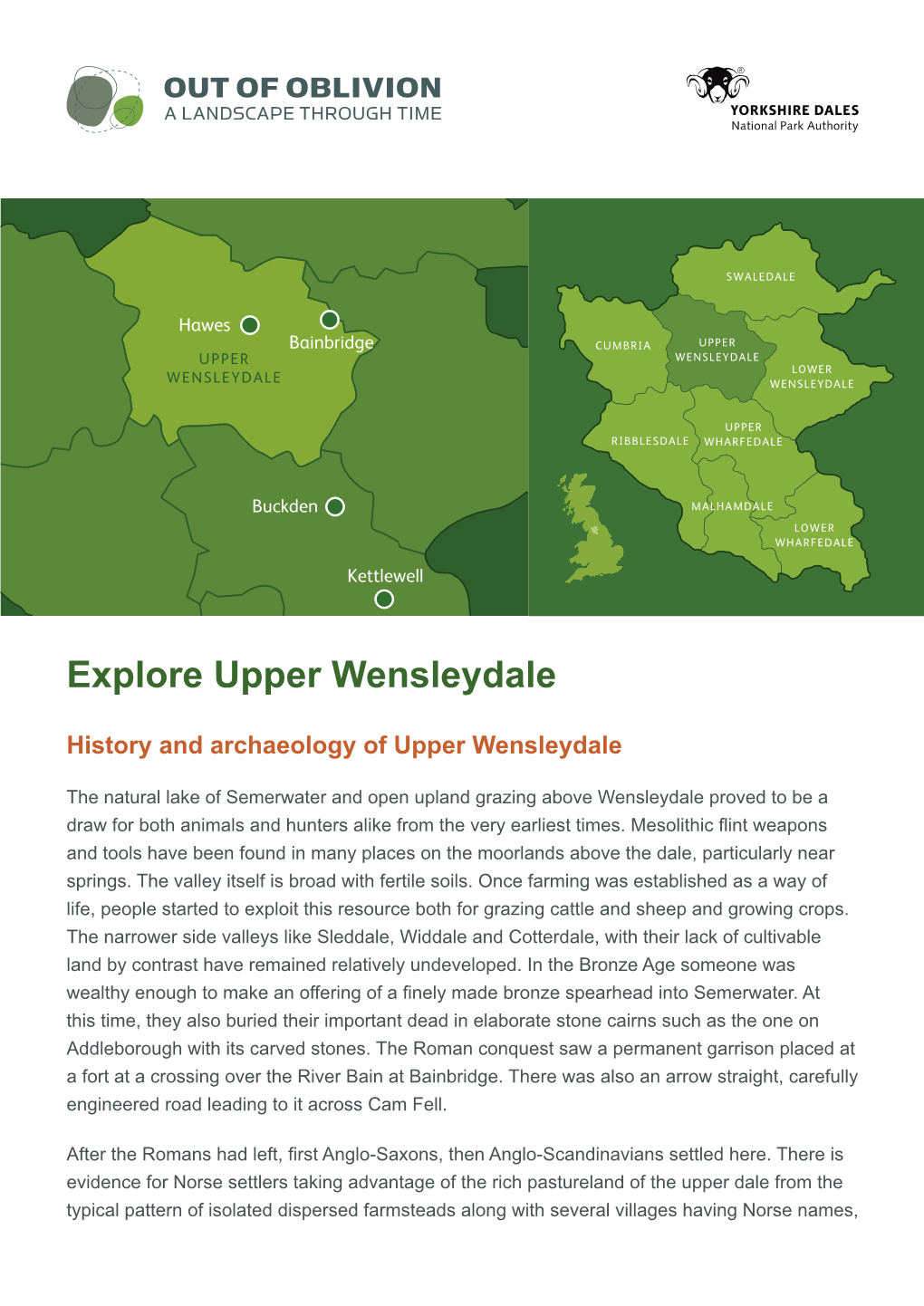 Explore Upper Wensleydale