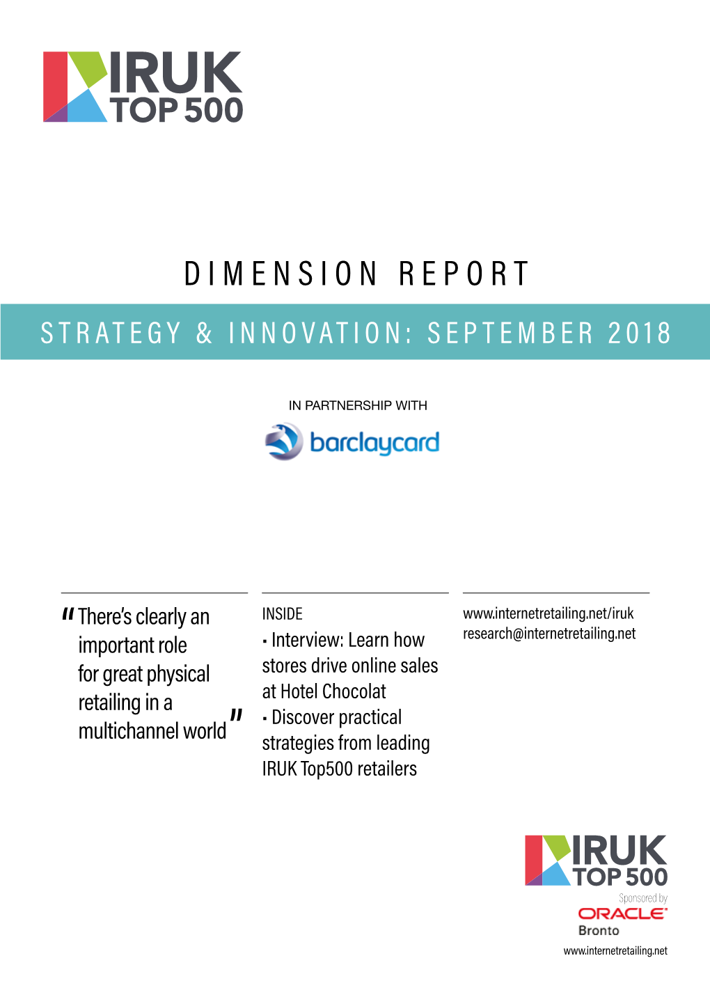 Retail Strategy and Innovation Among Top500 Retailers