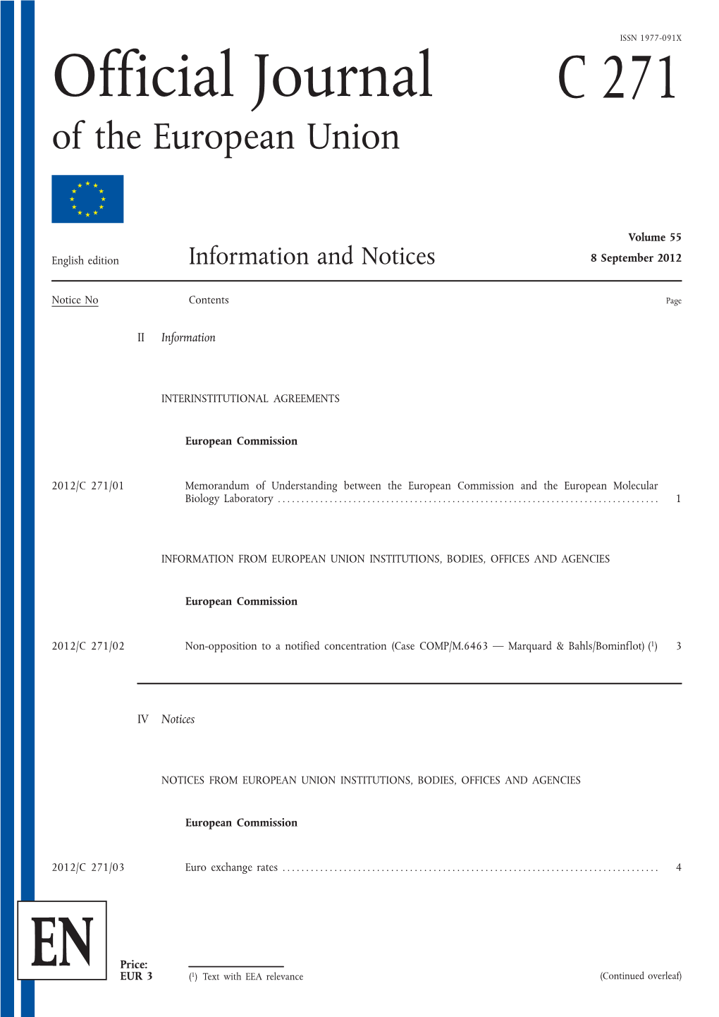 C 271 Official Journal