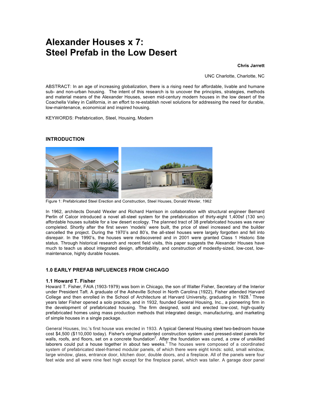 Alexander Houses X 7: Steel Prefab in the Low Desert