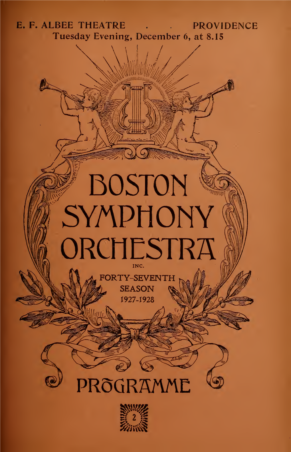 Boston Symphony Orchestra Concert Programs, Season 47,1927-1928, Trip