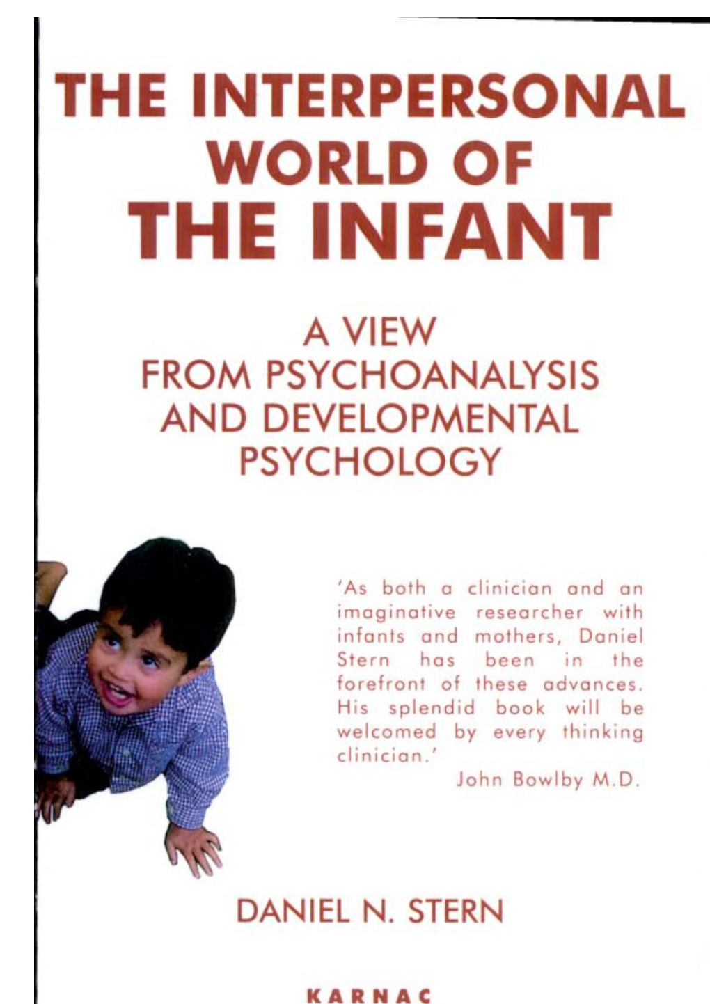 A View from Psychoanalysis and Developmental Psychology, Daniel N