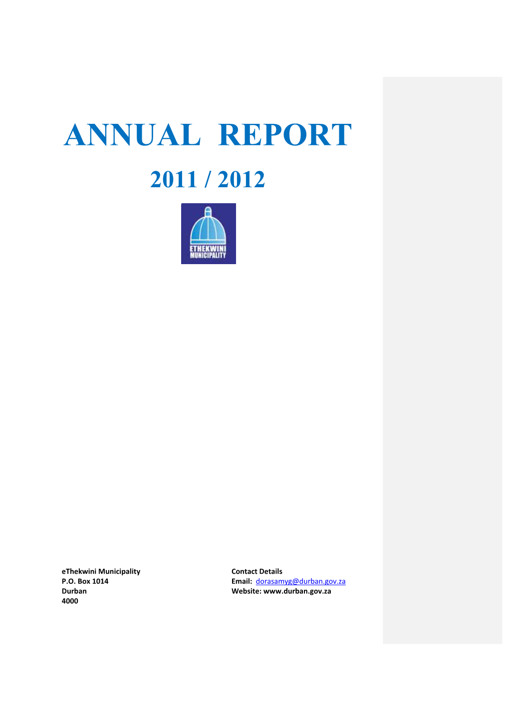 Annual Report 2011/12