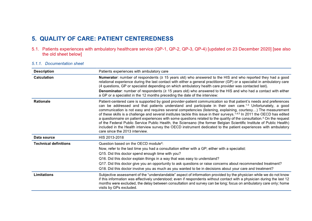 Performance of the Belgian Health System – Report 2019 KCE Report 313S