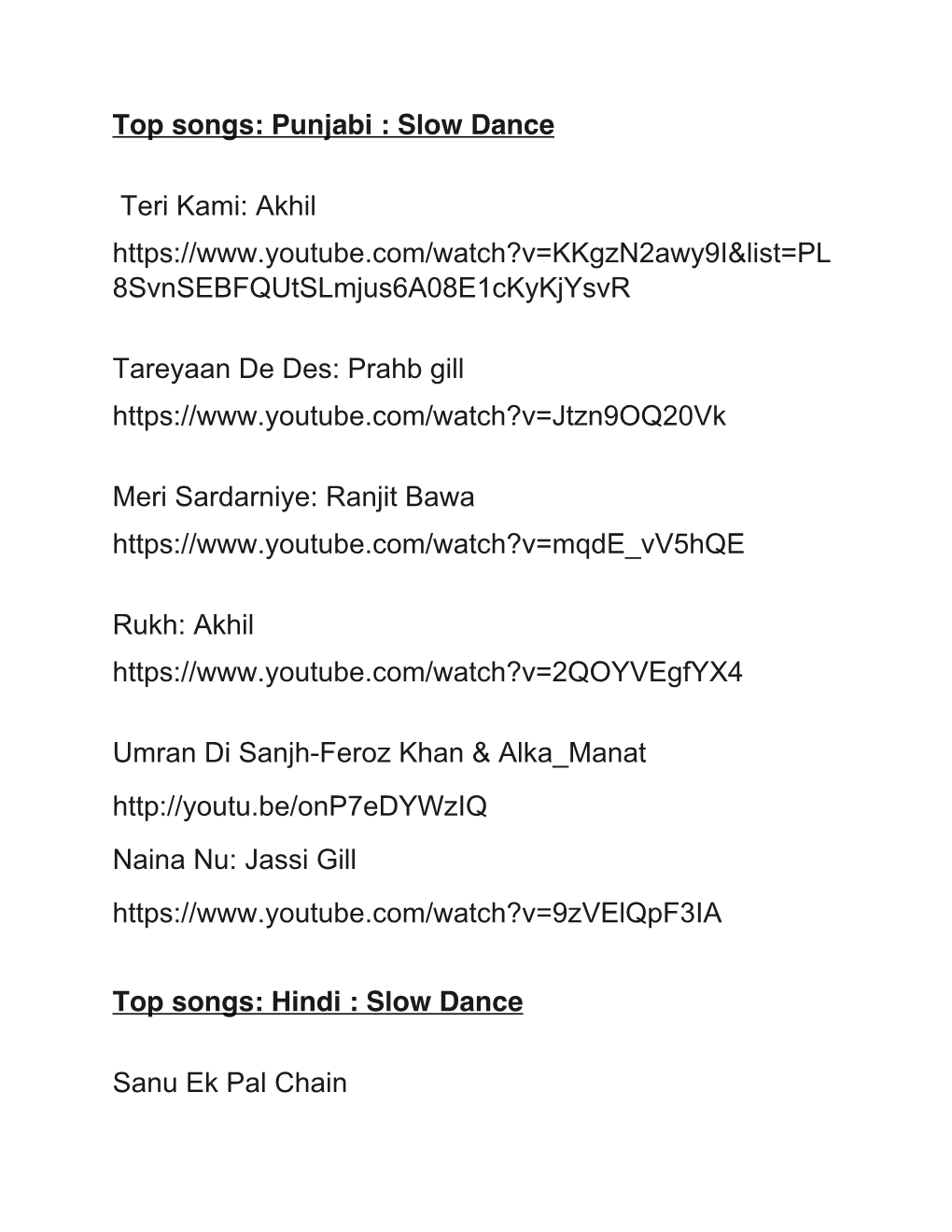 Top Songs: Punjabi : Slow Dance Teri Kami: Akhil Https