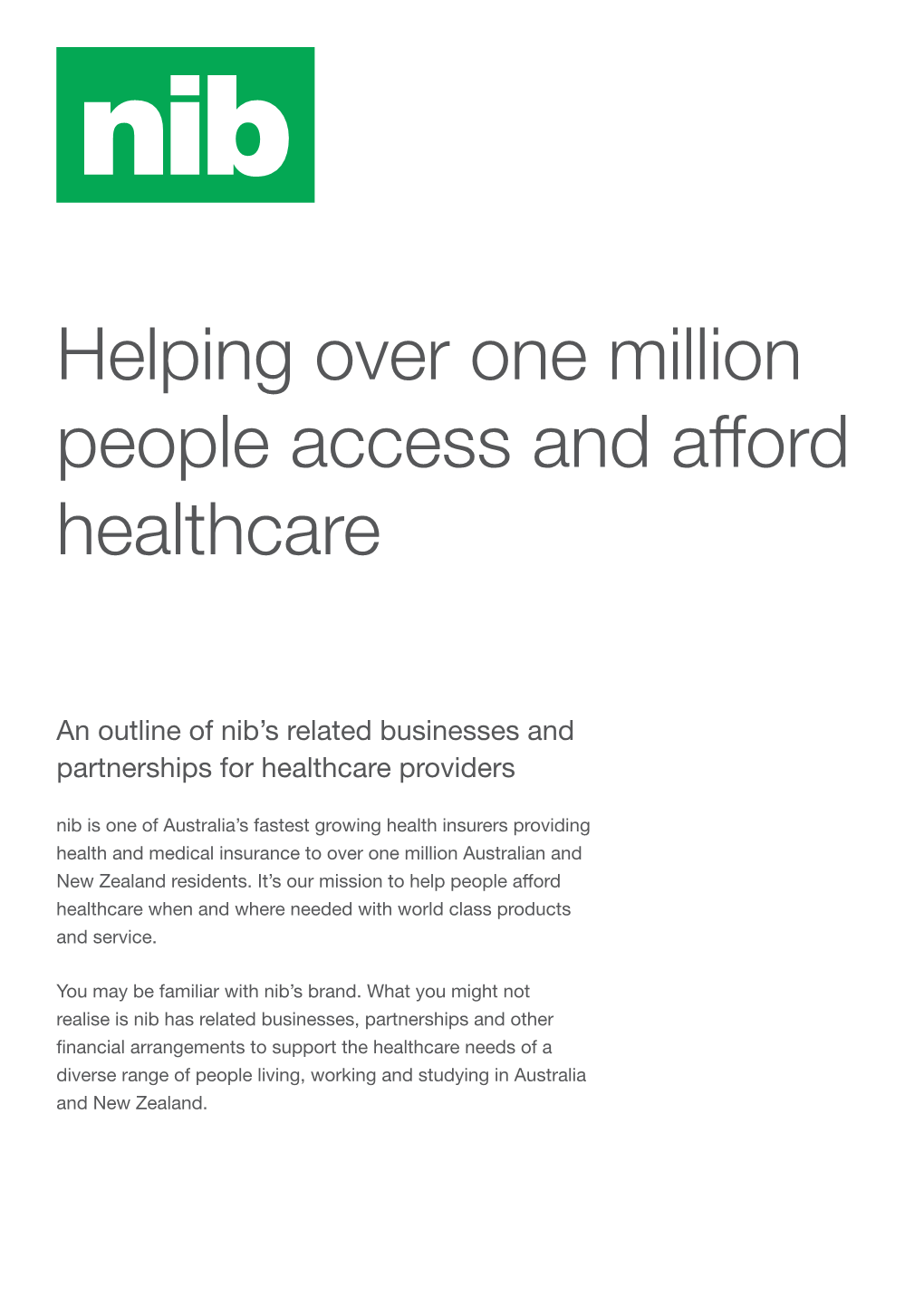 Helping Over One Million People Access and Afford Healthcare