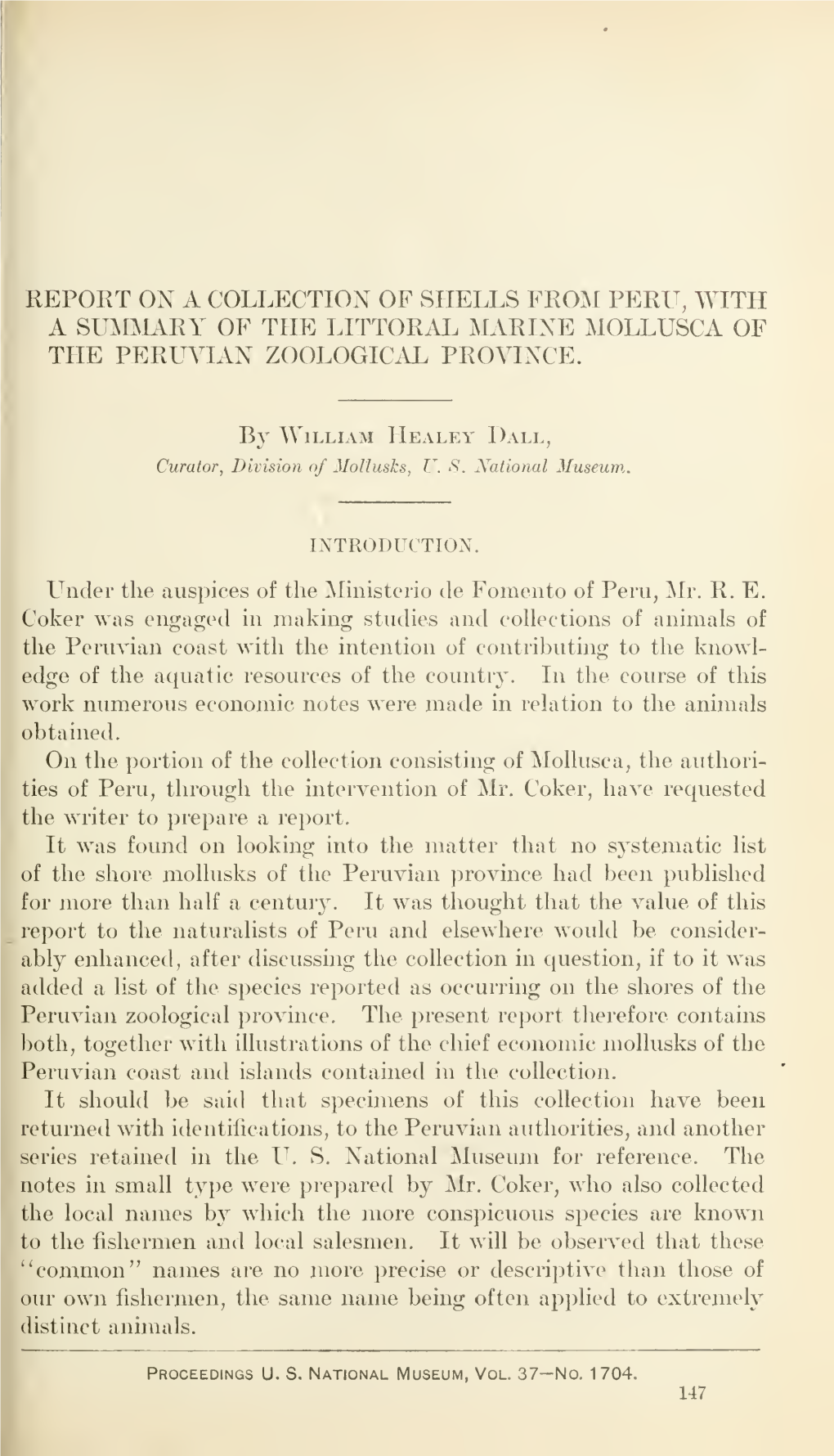 Proceedings of the United States National Museum