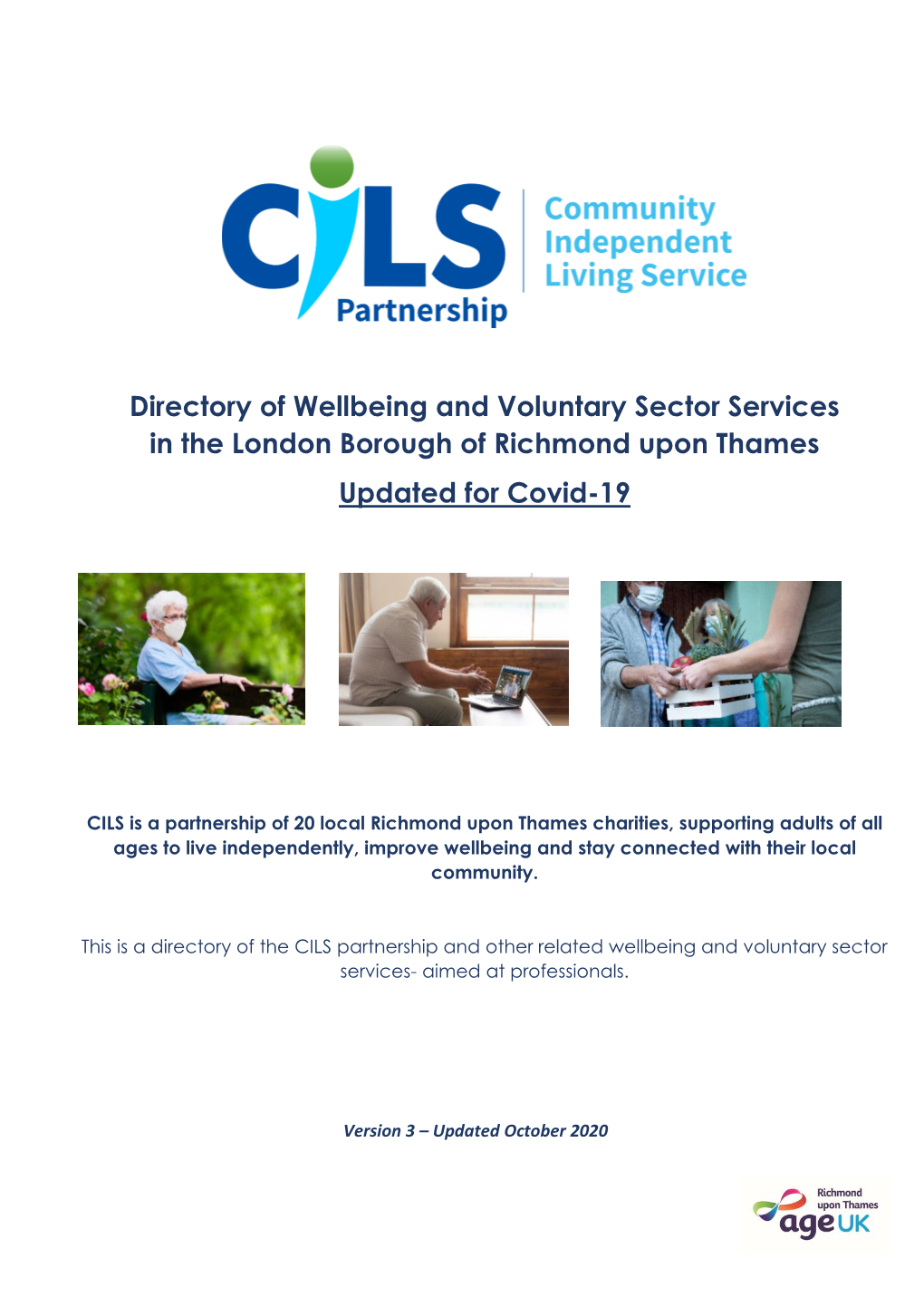 Directory of Wellbeing and Voluntary Sector Services in the London Borough of Richmond Upon Thames Updated for Covid-19