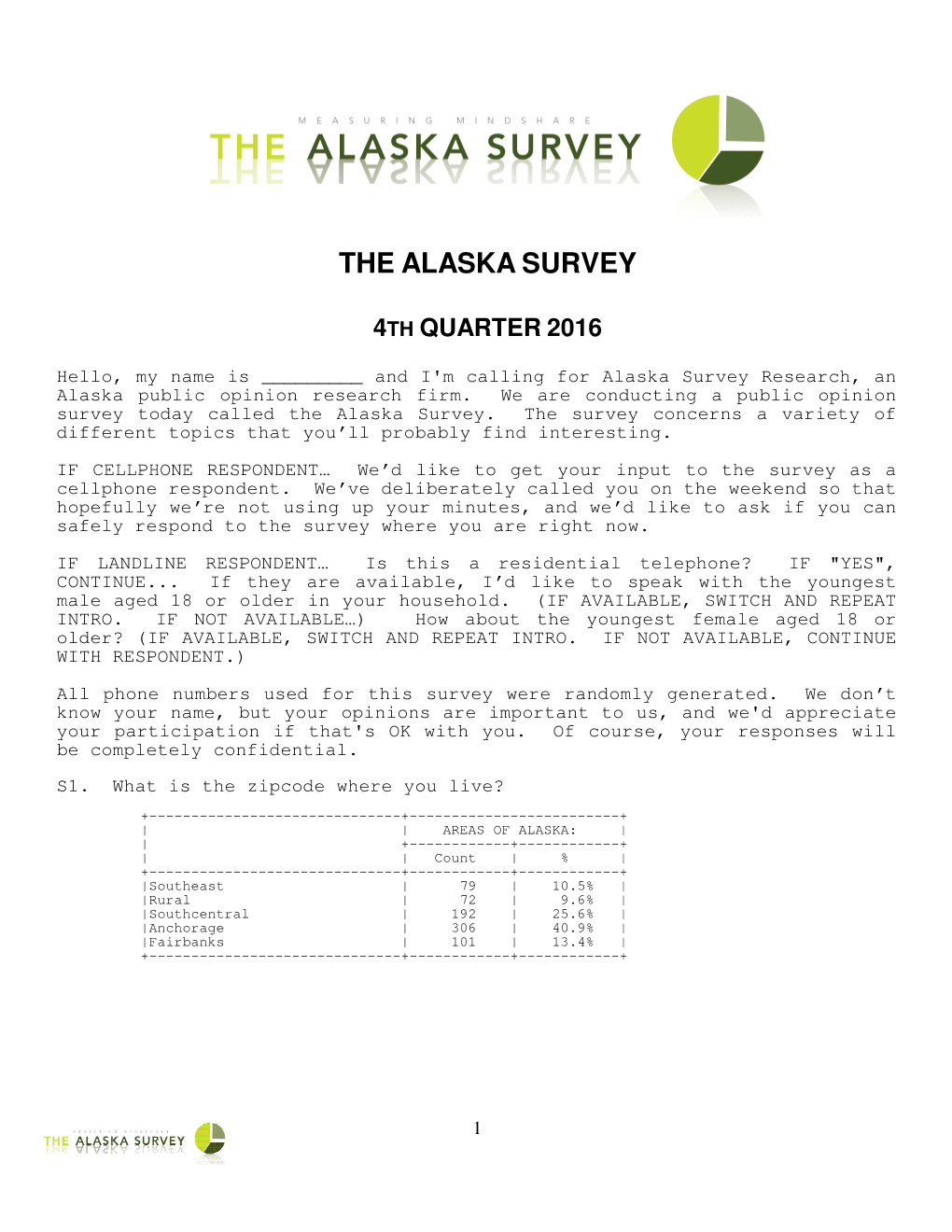 The Alaska Survey