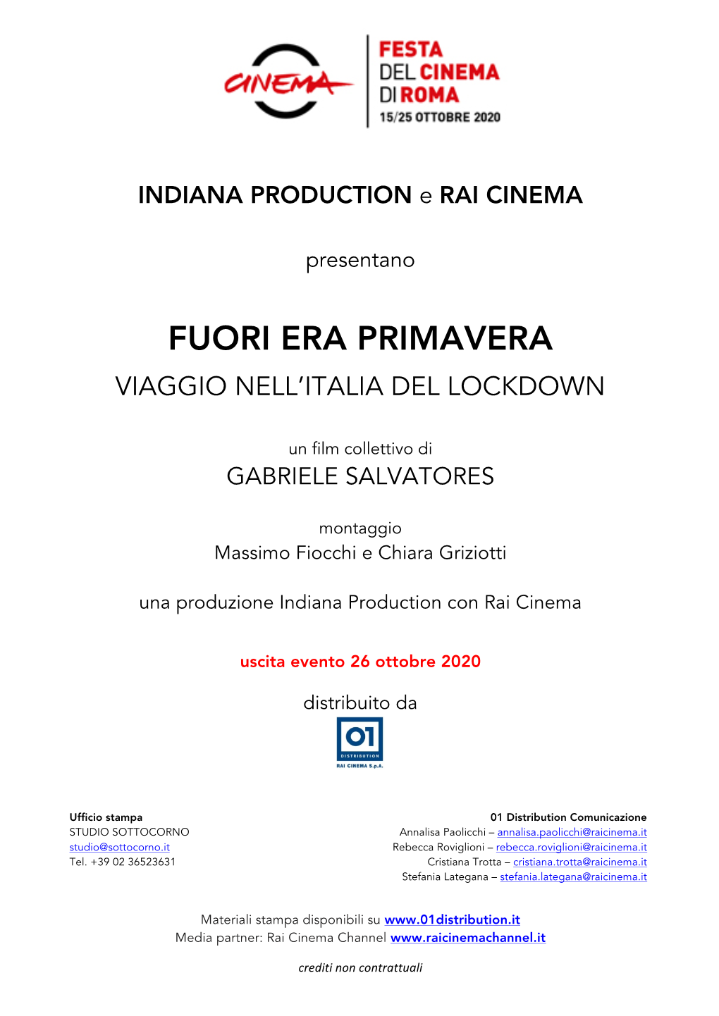 Fuori Era Primavera Viaggio Nell’Italia Del Lockdown