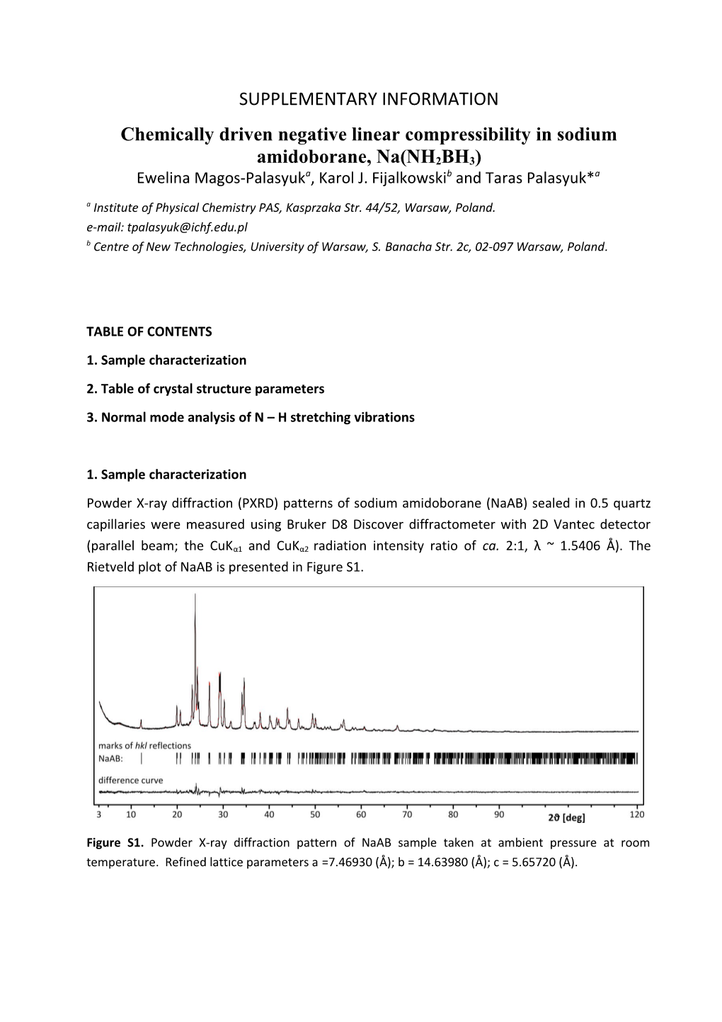 Chemically Driven Negative Linear Compressibility in Sodium Amidoborane, Na(NH2BH3)