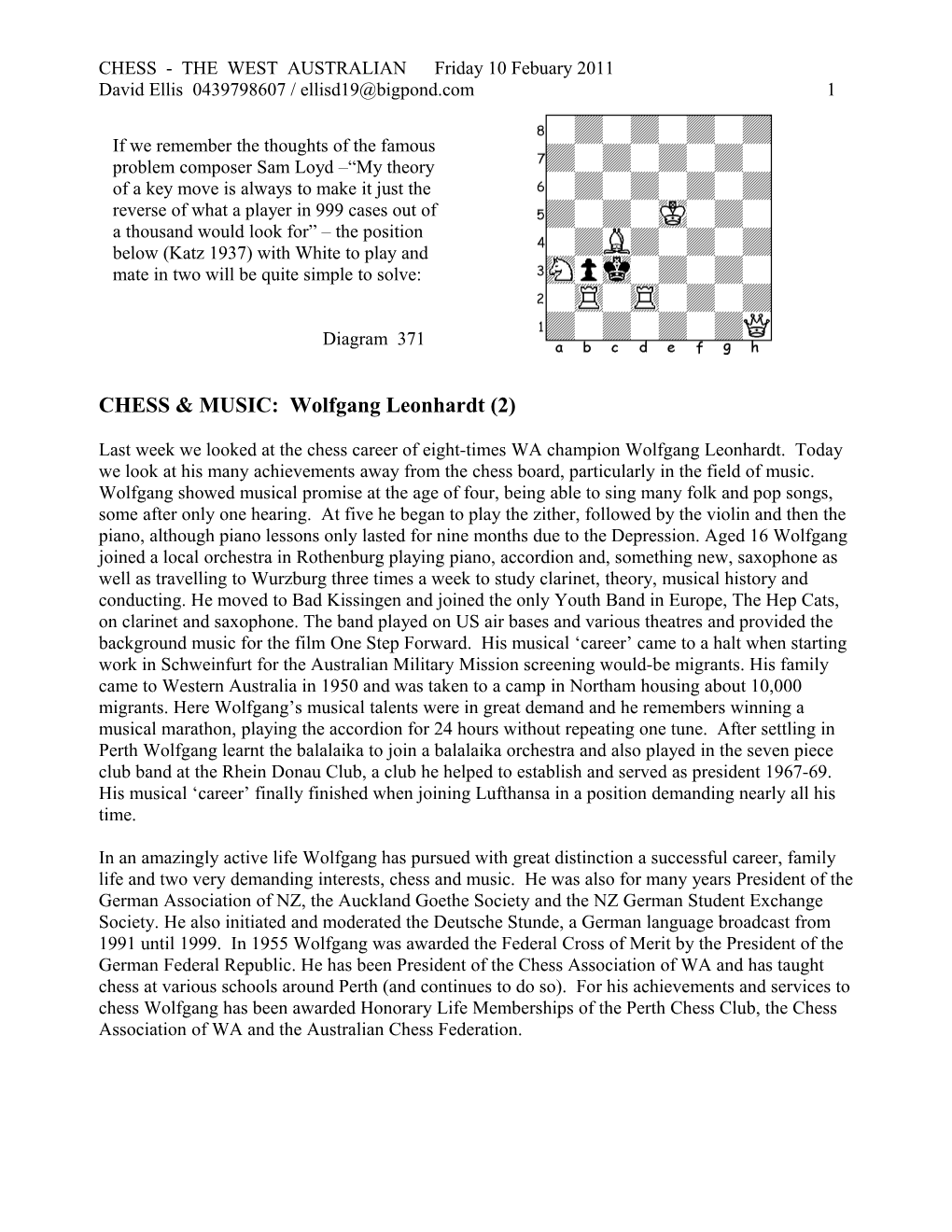 Kasparov Karpov (Wd Ch ) Black Has Just Player 1 Rcd8 but Resigns 3 Moves Later When Faced