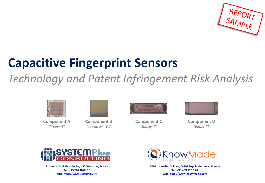 Capacitive Fingerprint Sensors Technology and Patent Infringement Risk Analysis