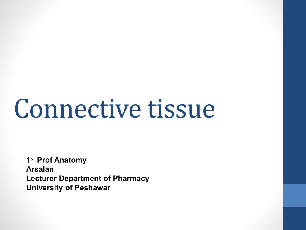 Connective Tissues