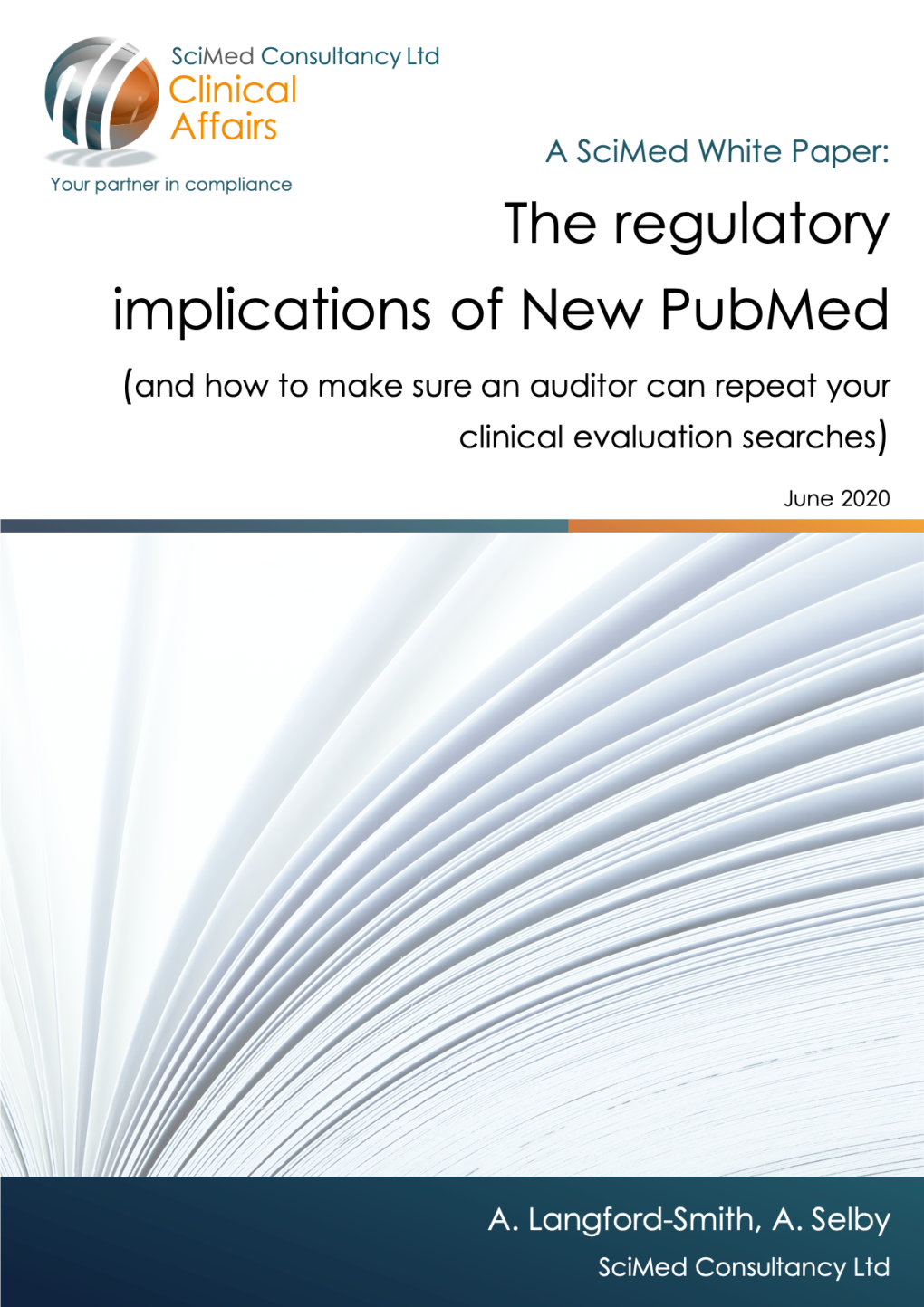 White Paper: Regulatory Implications of New Pubmed