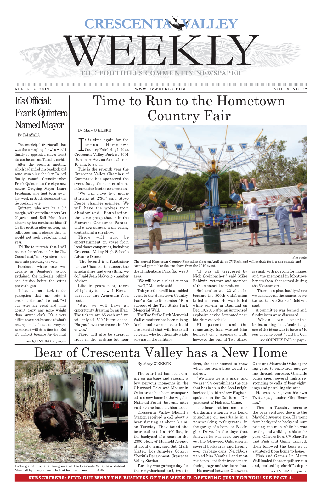 The Foothills Community Newspaper