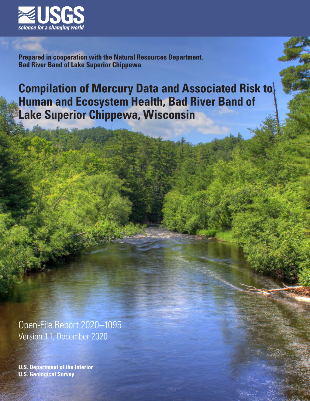 Compilation of Mercury Data and Associated Risk to Human and Ecosystem Health, Bad River Band of Lake Superior Chippewa, Wisconsin