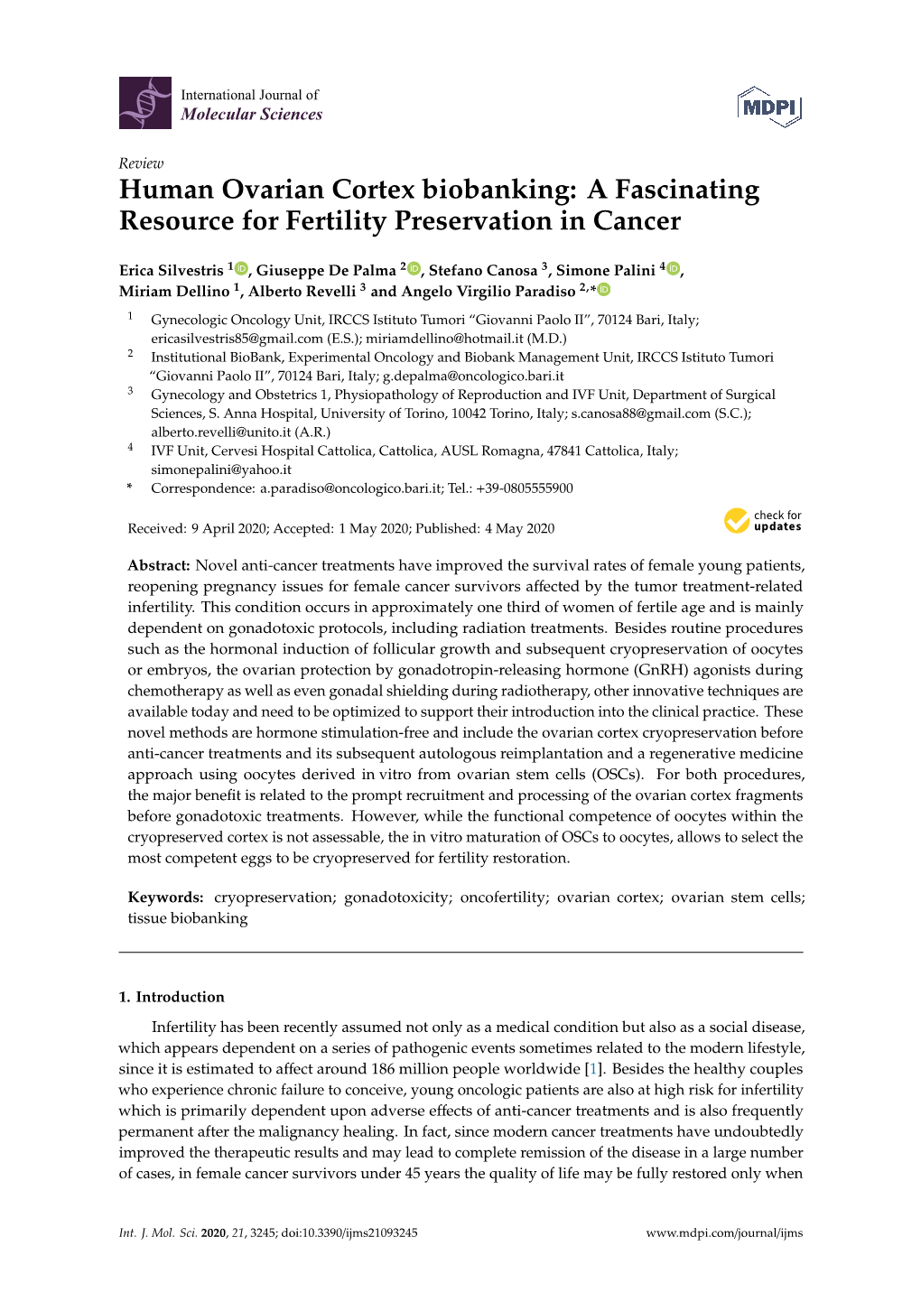 Human Ovarian Cortex Biobanking: a Fascinating Resource for Fertility Preservation in Cancer