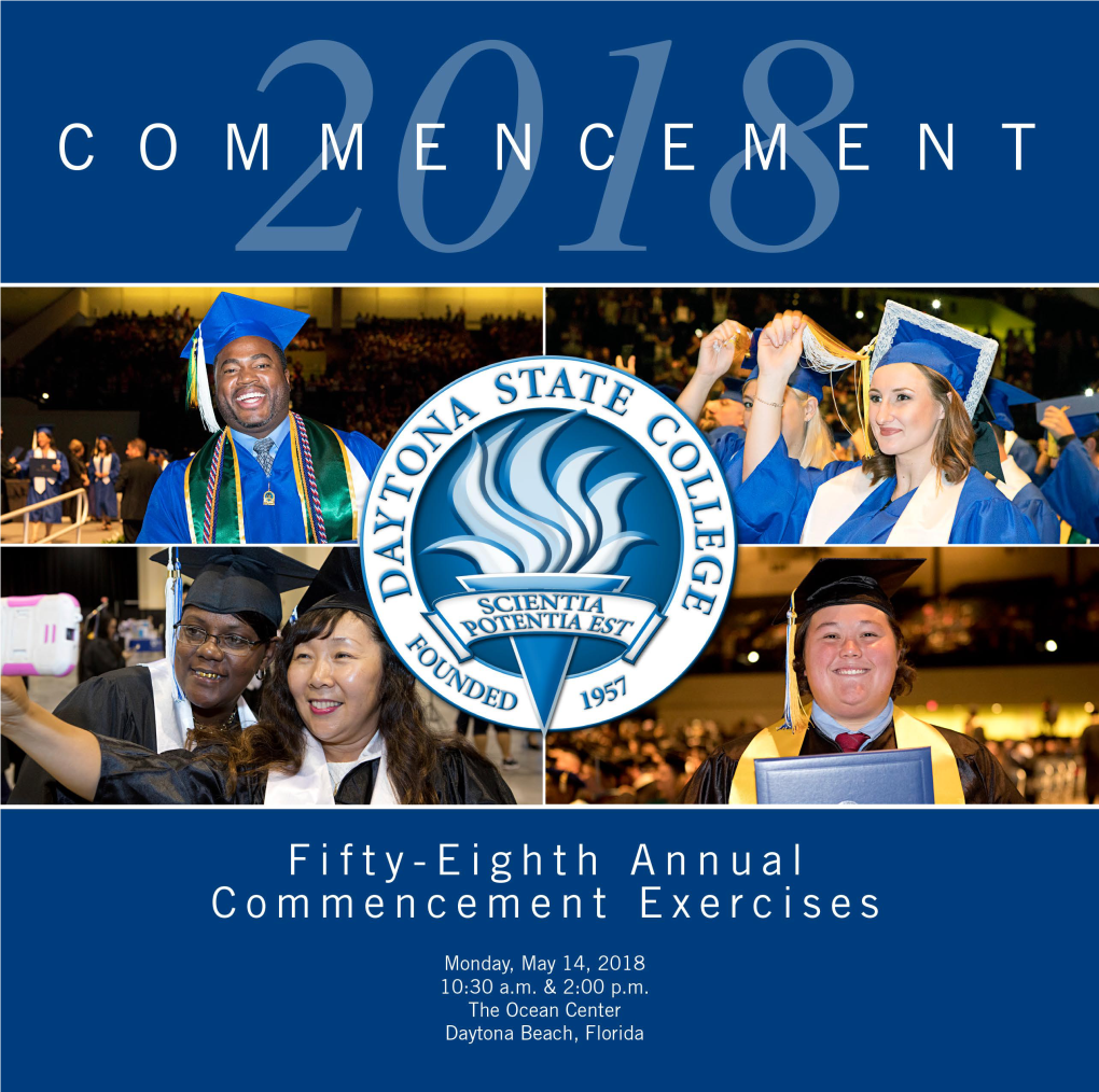 2018 Commencement Book