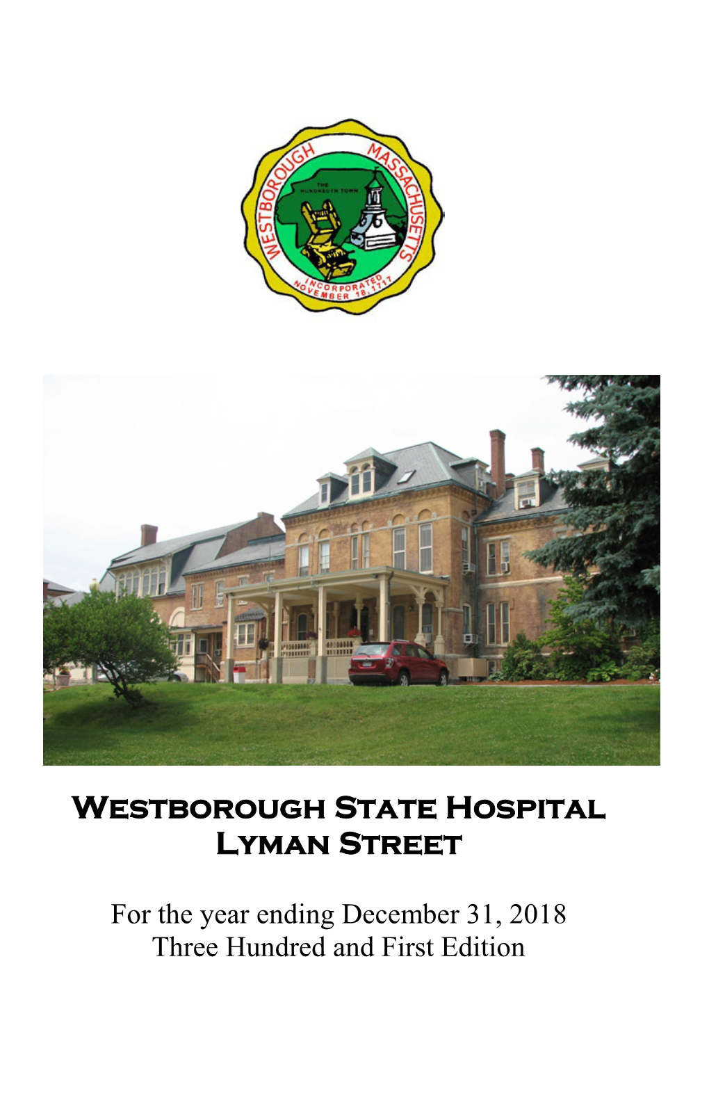 Westborough State Hospital Lyman Street