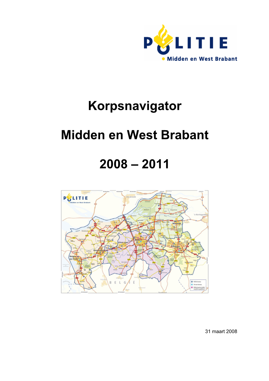 Korpsnavigator Midden En West Brabant 2008