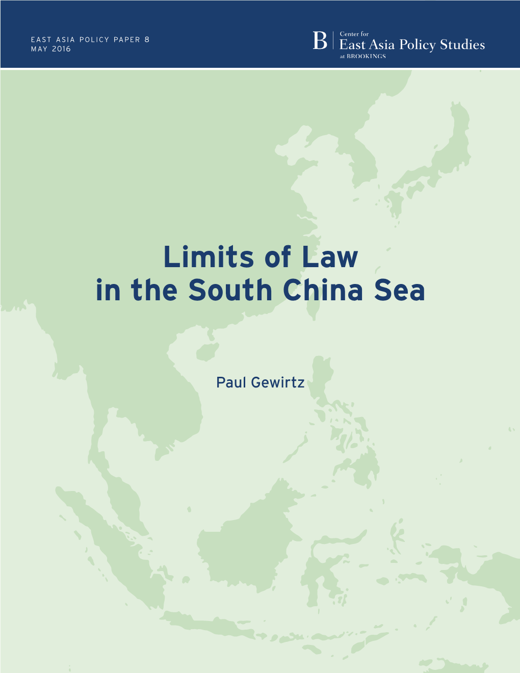 Limits of Law in the South China Sea