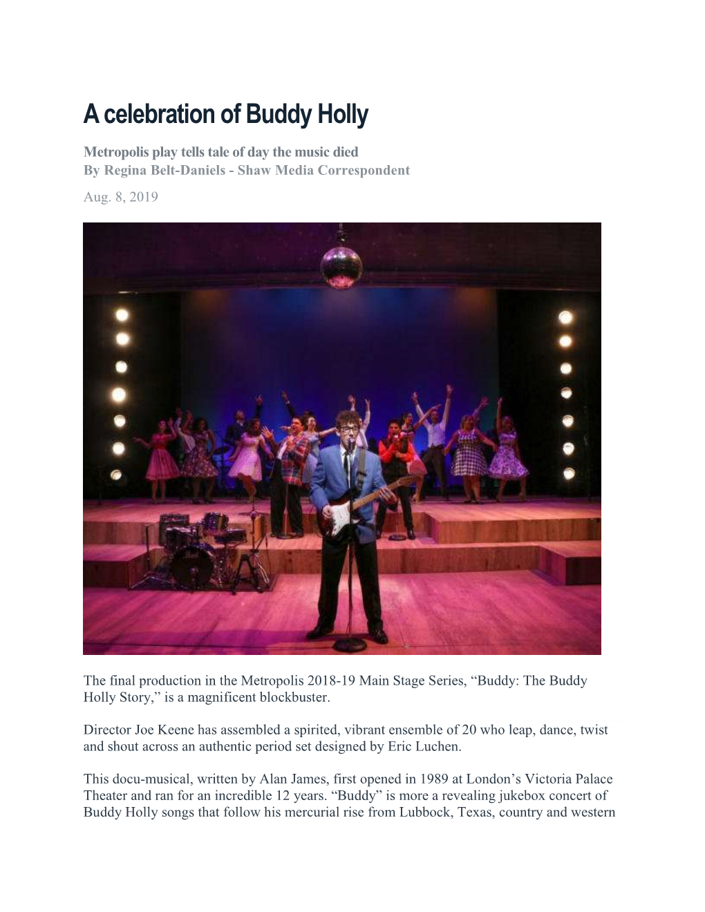 A Celebration of Buddy Holly