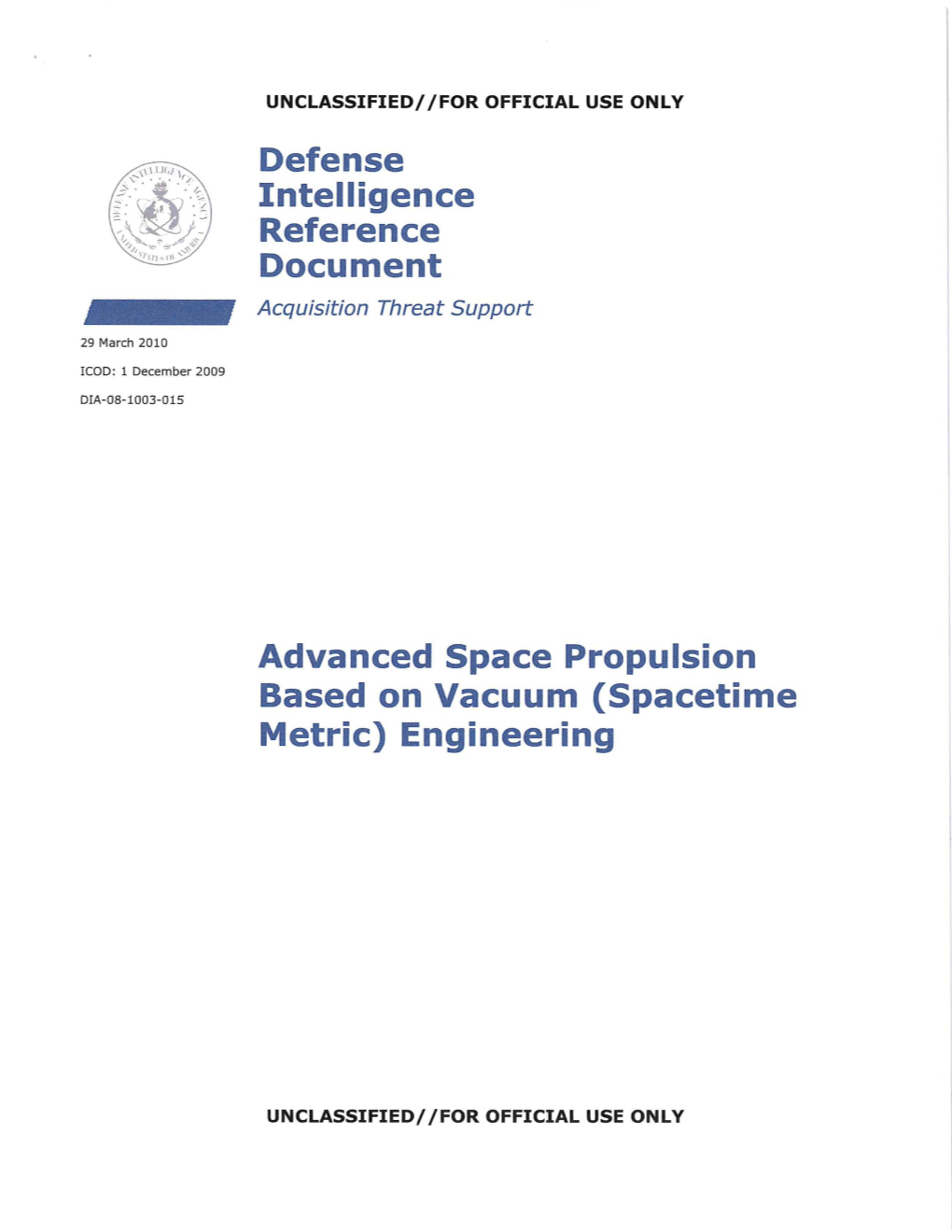 (Spacetime Metric) Engineering