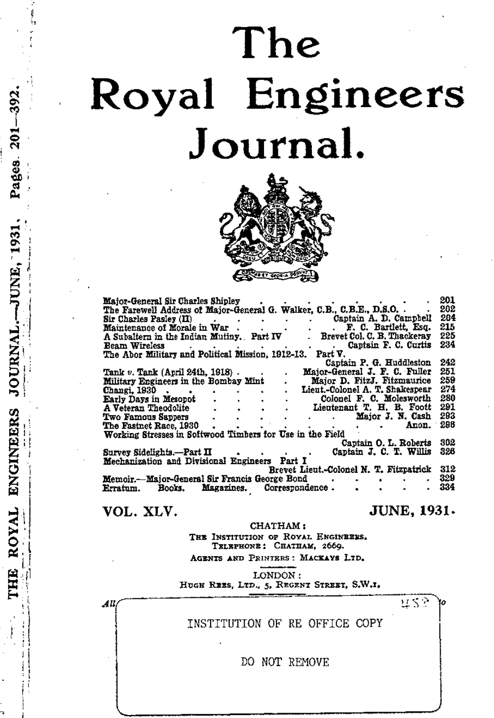 The Royal Engineers Journal