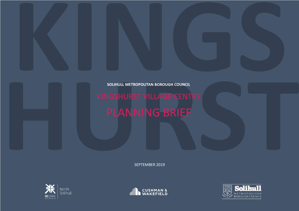 Kingshurst Village Centre Planning Brief