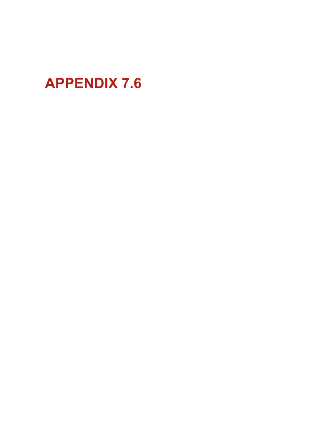 Appendix 7.6 45