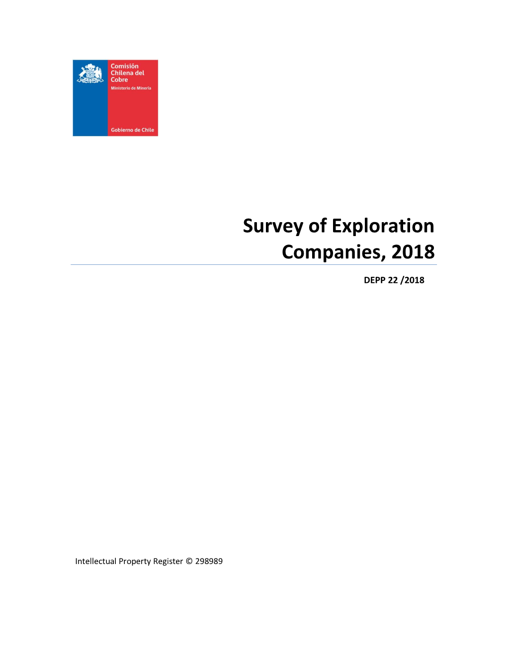 Survey of Exploration Companies, 2018