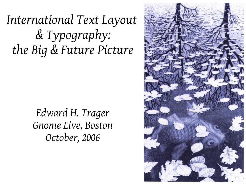 International Text Layout & Typography
