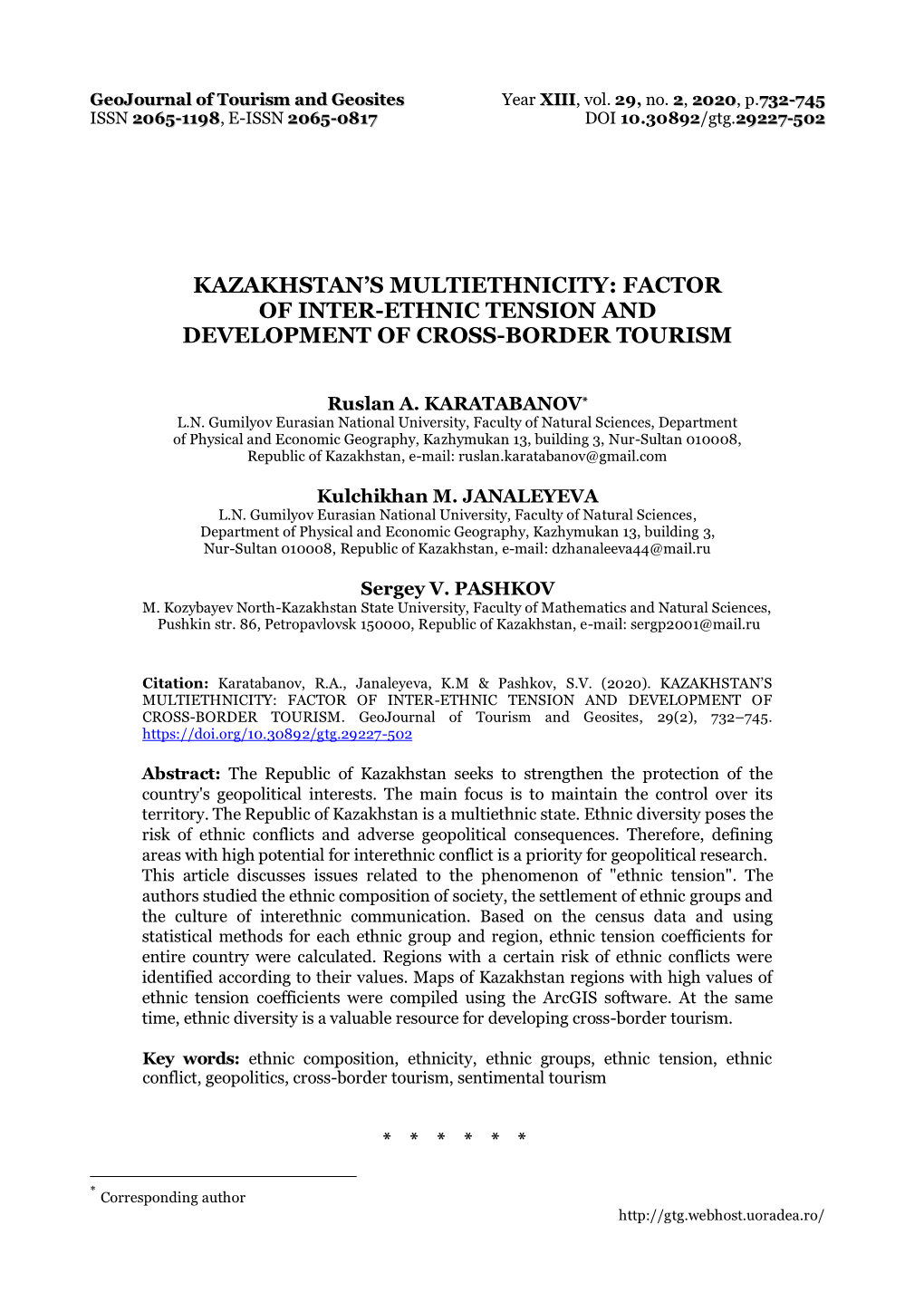 Kazakhstan's Multiethnicity