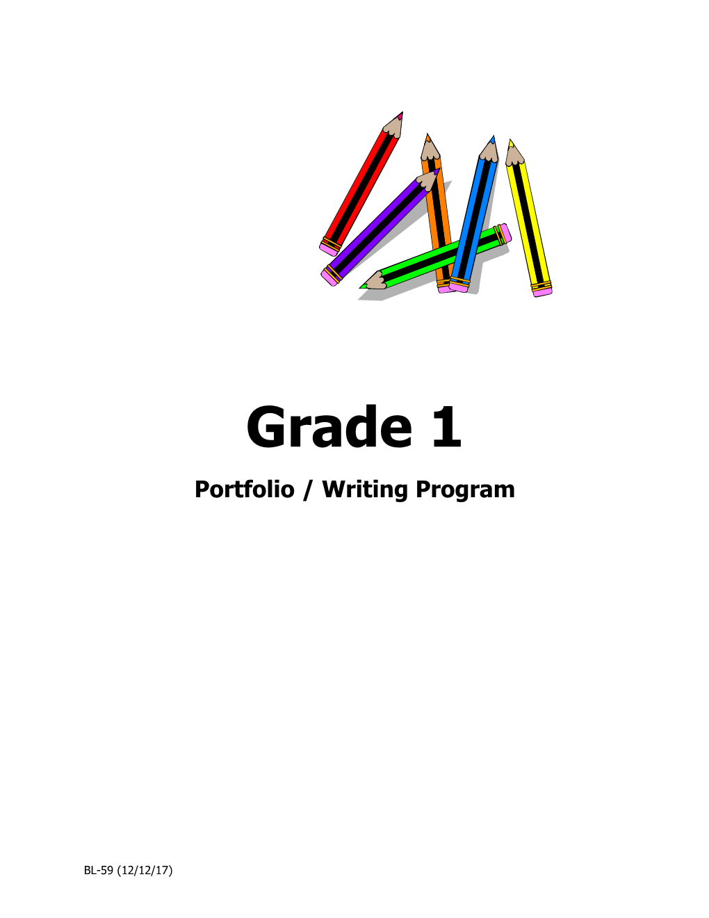 Grade 1 Portfolio Writing Program