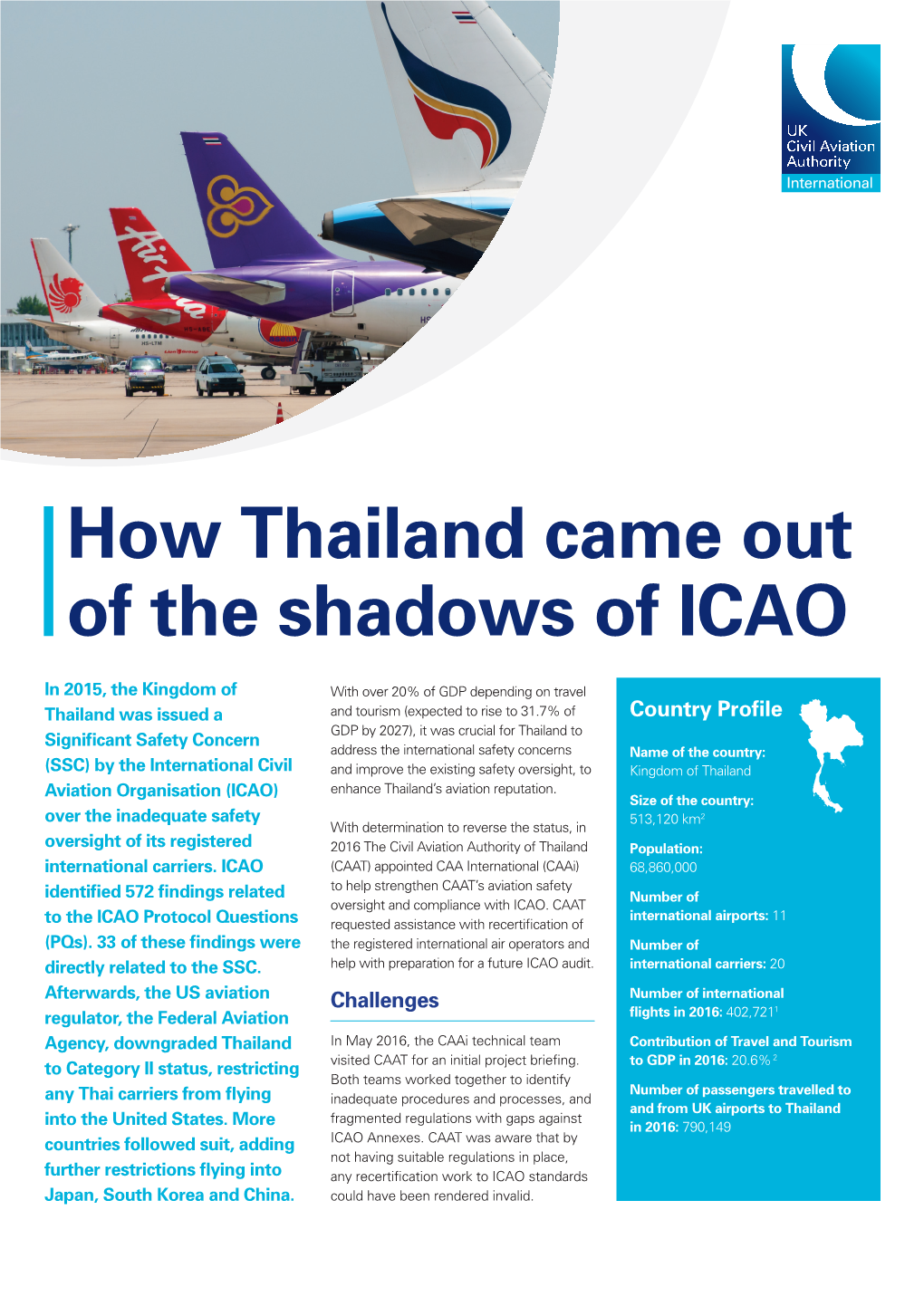 How Thailand Came out of the Shadows of ICAO