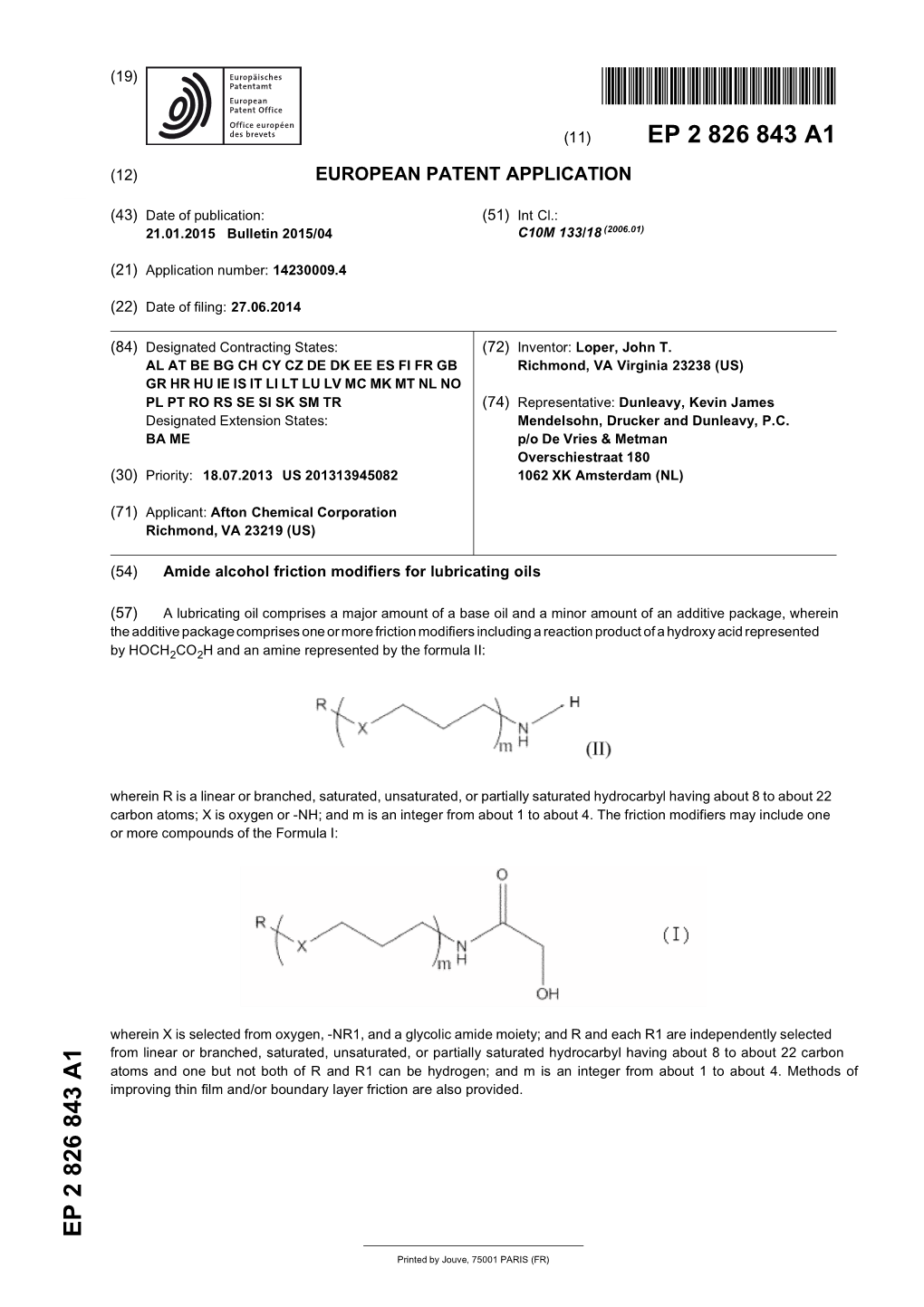 Amide Alcohol Friction Modifiers for Lubricating Oils