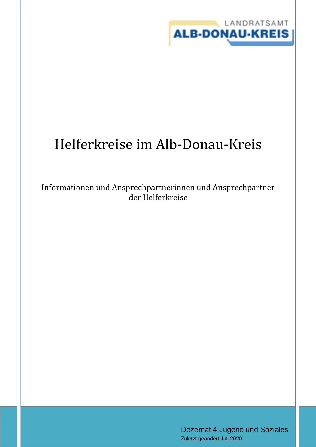 Helferkreise Im Alb-Donau-Kreis