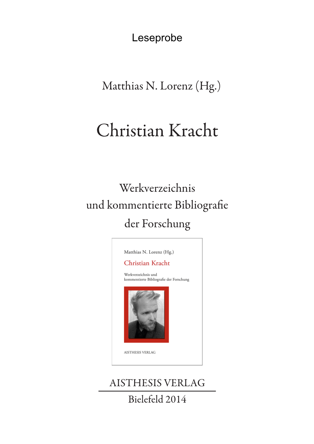 Christian Kracht